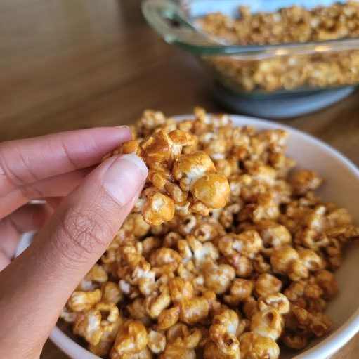 good desserts to make at home caramel popcorn