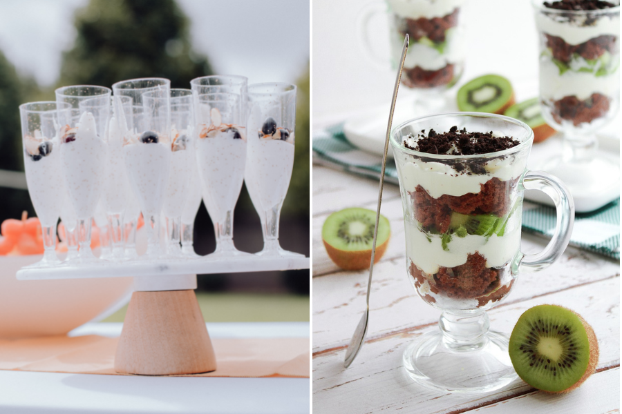 diy wedding dessert parfaits