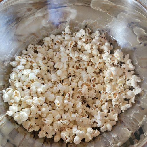 zebra caramel popcorn